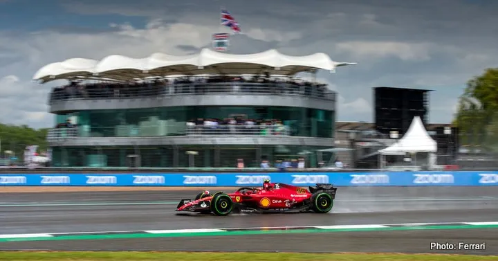 carlos sainz fp1 fp2 GP GRAN BRETAGNA F1/2022 - GIOVEDI’ 30/06/2022 credit: @Scuderia Ferrari Press Office