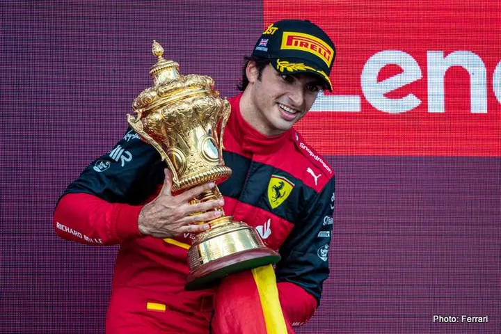 sainz binotto interview GP GRAN BRETAGNA F1/2022 - DOMENICA 03/07/2022 credit: @Scuderia Ferrari Press Office
