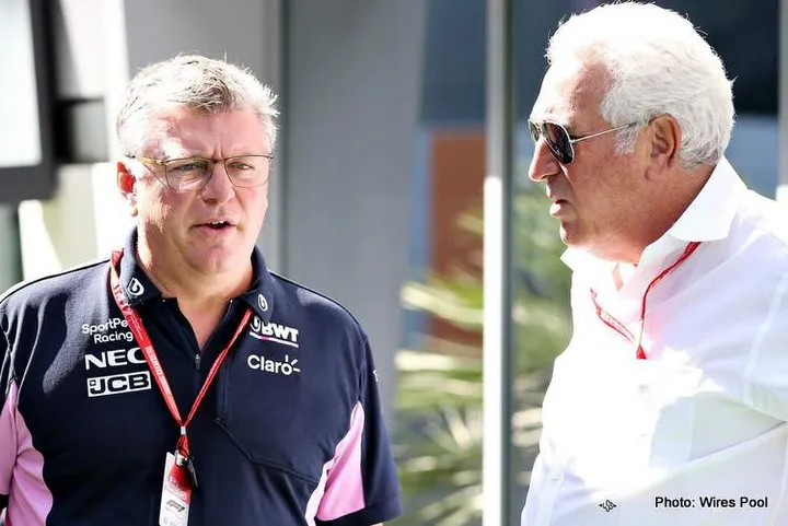 szafnauer stroll paddock 2022