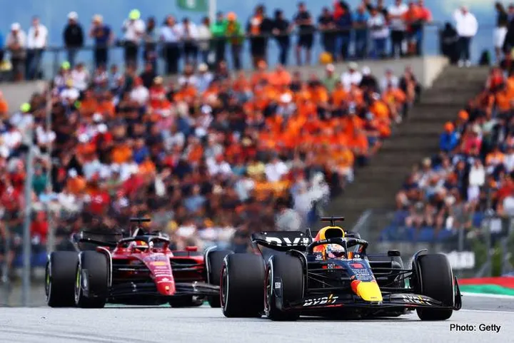 verstappen leclerc austria 2 2022