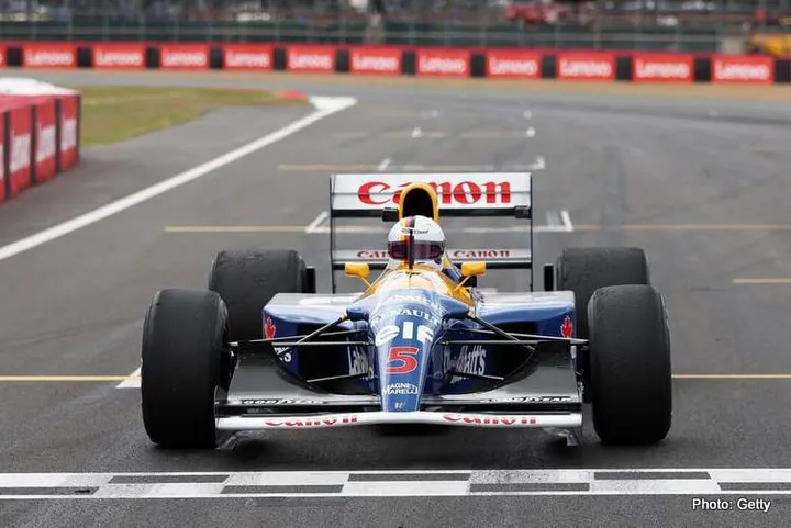 vettel williamsfw14b silverstone 5 2022