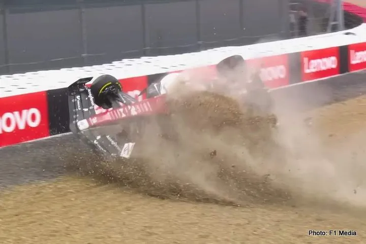 zhou silverstone crash 3 2022