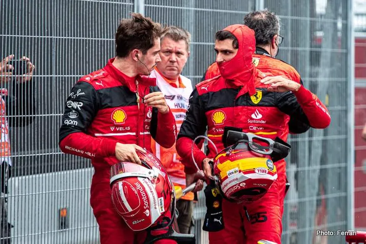 ferrari Leclerc-Sainz-Hungary-2022