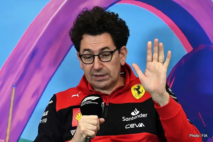 2JGC297 Spielberg, Austria. 9th July, 2022. Mattia Binotto (ITA, Scuderia Ferrari), F1 Grand Prix of Austria at Red Bull Ring on July 9, 2022 in Spielberg, Austria. (Photo by Mark Sutton/Motorsport Images/DPPI via HIGH TWO) Credit: dpa/Alamy Live News