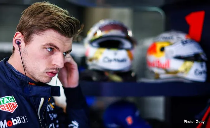 SPA, BELGIUM - AUGUST 28: Max Verstappen of the Netherlands and Oracle Red Bull Racing prepares to drive in the garage prior to the F1 Grand Prix of Belgium at Circuit de Spa-Francorchamps on August 28, 2022 in Spa, Belgium. (Photo by Mark Thompson/Getty Images)