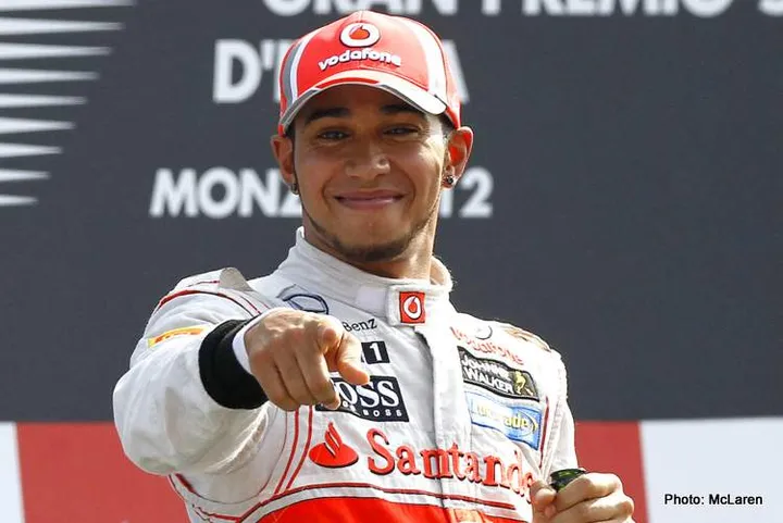 Lewis Hamilton at Monza Italian Grand Prix