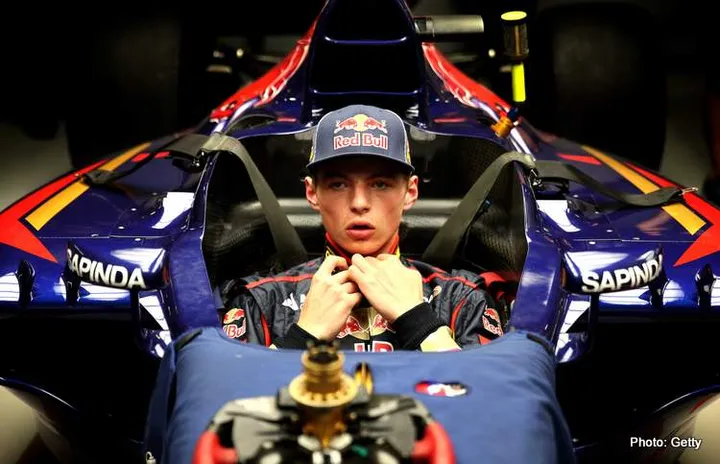 SUZUKA, JAPAN - OCTOBER 02:  Max Verstappen of Netherlands and Scuderia Toro Rosso attends a seat fitting ahead of the Japanese Formula One Grand Prix at Suzuka Circuit on October 2, 2014 in Suzuka, Japan.  (Photo by Mark Thompson/Getty Images) *** Local Caption *** Max Verstappen