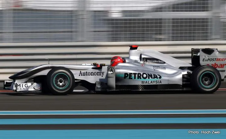 petronas Motorsports / Formula 1: World Championship 2010, GP of Abu Dhabi, 03 Michael Schumacher (GER, Mercedes GP Petronas), *** Local Caption *** +++ www.hoch-zwei.net +++ copyright: HOCH ZWEI +++ background art