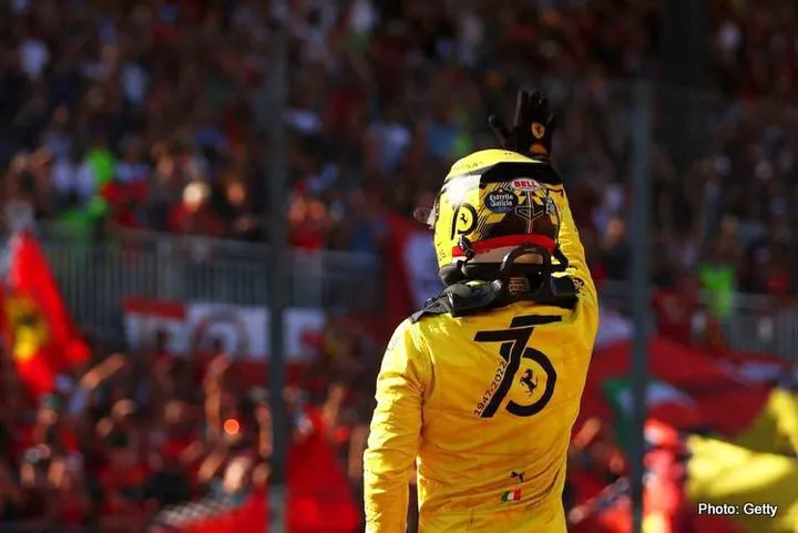 charles leclerc monza pole