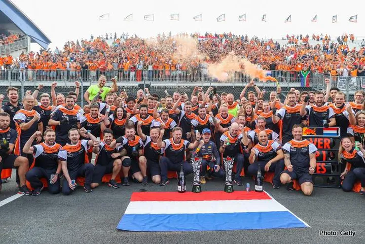 redbull celebrations zandvoort 2022