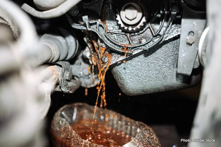 car replacement of antifreeze in the engine cooling system. Draining