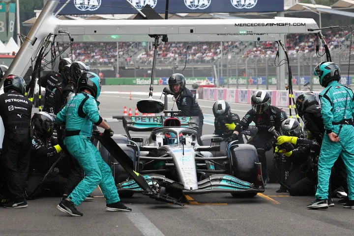 Russell says cautious start cost him P2 in Mexican GP