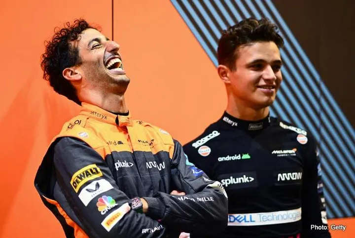 ricciardo norris singapore 2022