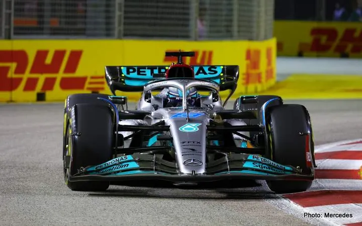 russell mercedes f1 qualifying