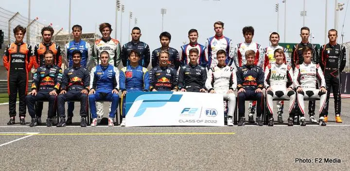 f2 drivers group photo 2022