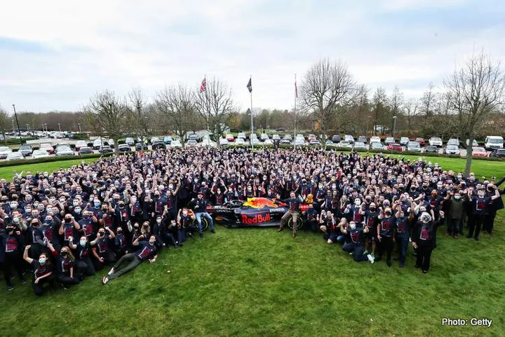 red bull team celebrations 21 2022