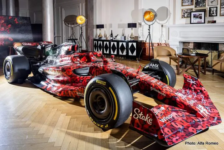 Alfa Romeo reveal art car to be auctioned for charity