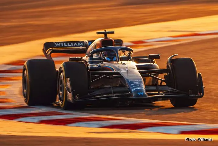 albon bahrain testing 2023