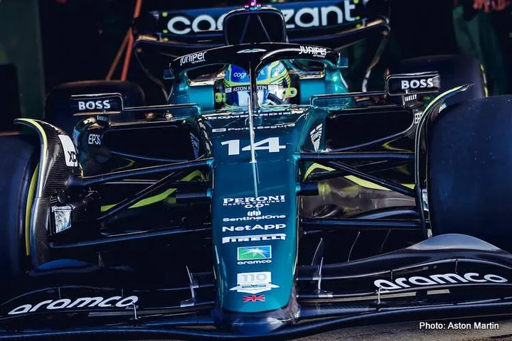 alonso amr23 shakedown 2023