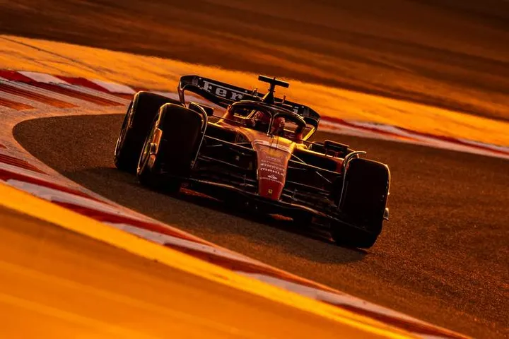 ferrari leclerc testing f1 bahrain 2023