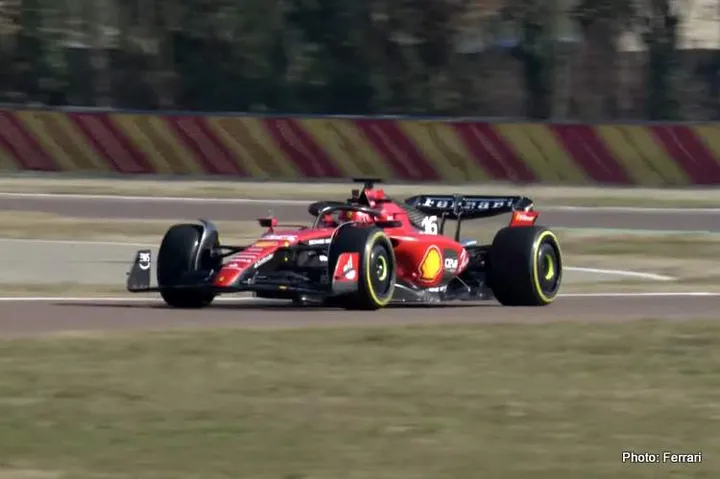 ferrari sf 23 shakedown 2023