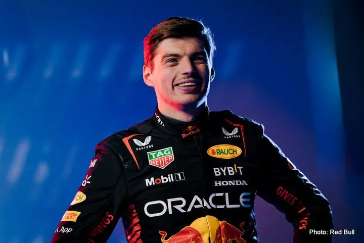 Max Verstappen and Sergio Perez seen Inside Line: State of Formula 1 ahead of the 2023 season. // Red Bull Racing / Red Bull Content Pool // SI202301310390 // Usage for editorial use only //