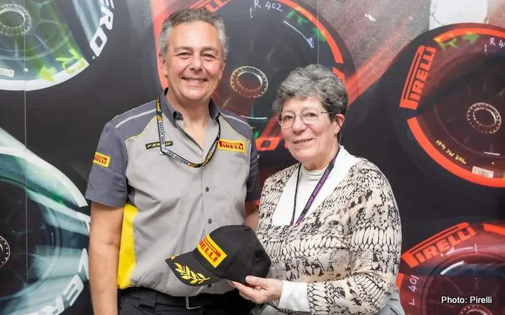agnes carlie mario isola interview 2023 pirelli f1 bahrain