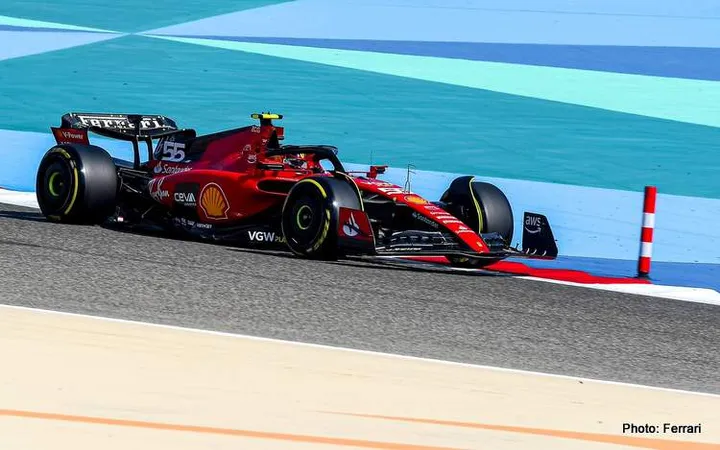sainz ferrari fp1 bahrain 2023