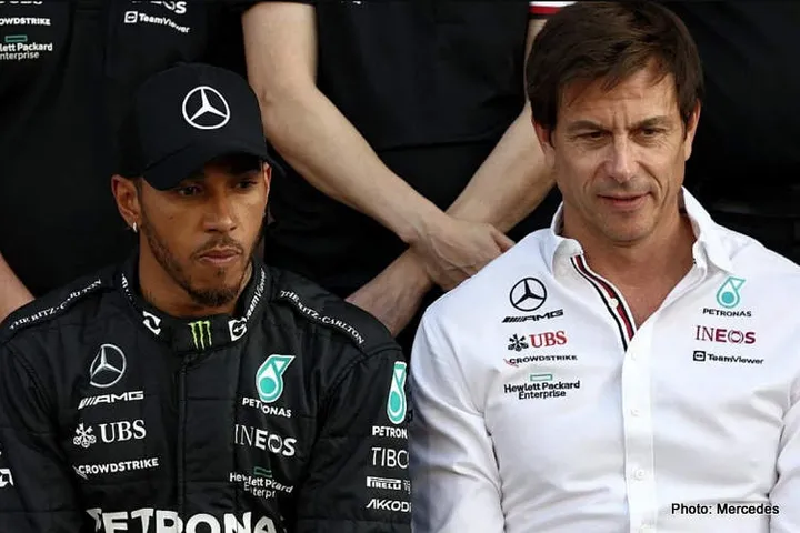 wolff hamilton 2023 f1 contract Mercedes