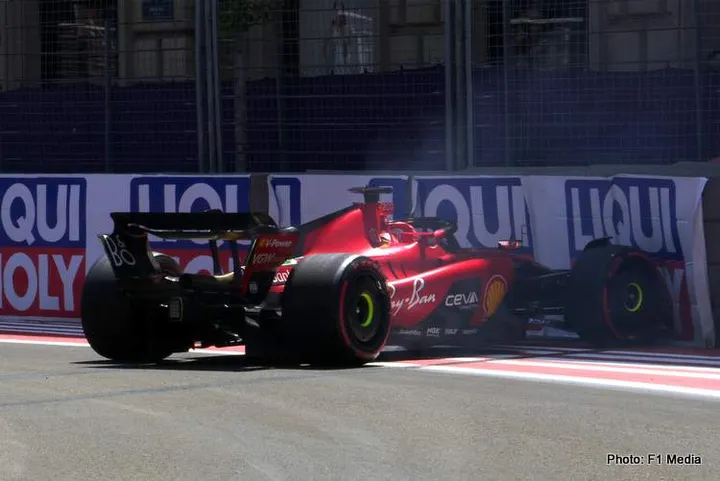 Leclerc-Baku-6-2023 ferrari mistakes vasseur