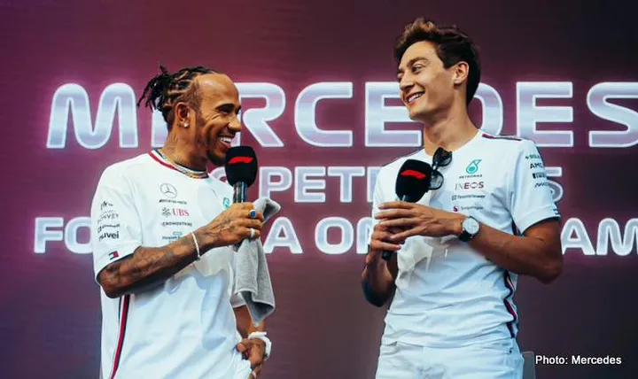 hamilton riuseel mercedes monaco f1 2023
