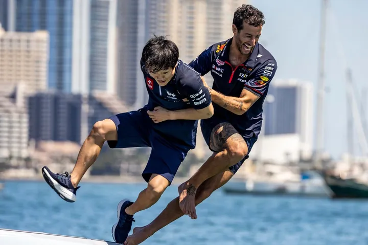 F1i Pic of the Day: Ricciardo and Tsunoda make a splash in Miami