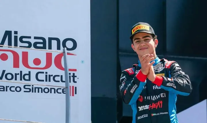 rashid al dhaheri podium misano 2023 Yas heat8
