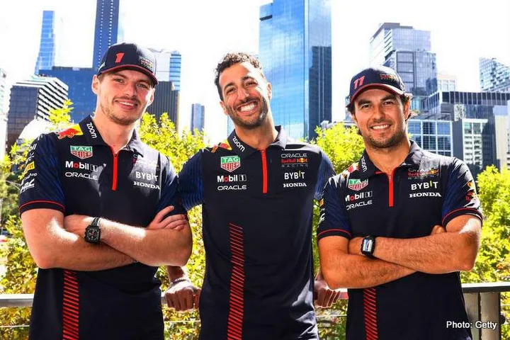 ricciardo verstappen perez red bull f1 2023