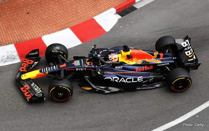 MONTE-CARLO, MONACO - MAY 28: Max Verstappen of the Netherlands driving the (1) Oracle Red Bull Racing RB19 on track during the F1 Grand Prix of Monaco at Circuit de Monaco on May 28, 2023 in Monte-Carlo, Monaco. (Photo by Ryan Pierse/Getty Images)