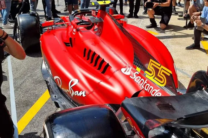 ferrari sf 23 upgrade barcelona 2023