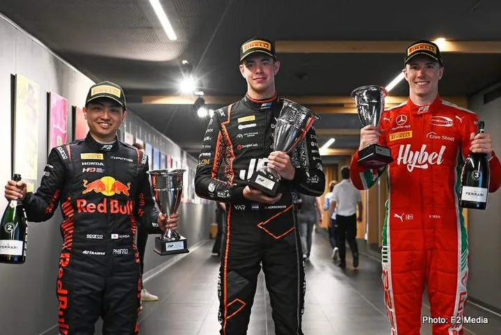 2023 formula 2 f2 podium austria