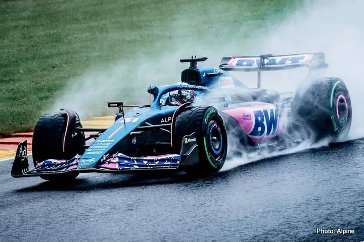 pierre gasly sprint wet race