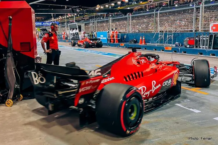 leclerc ferrari f1 singapore