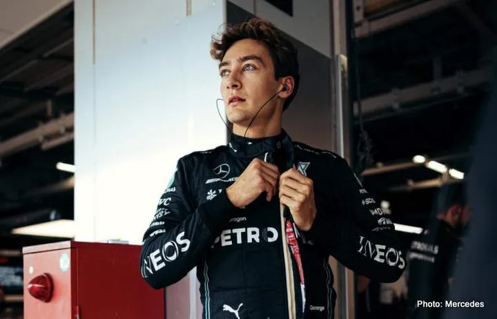russell suzuka f1 practice