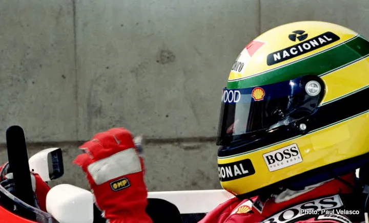senna hugo boss f1