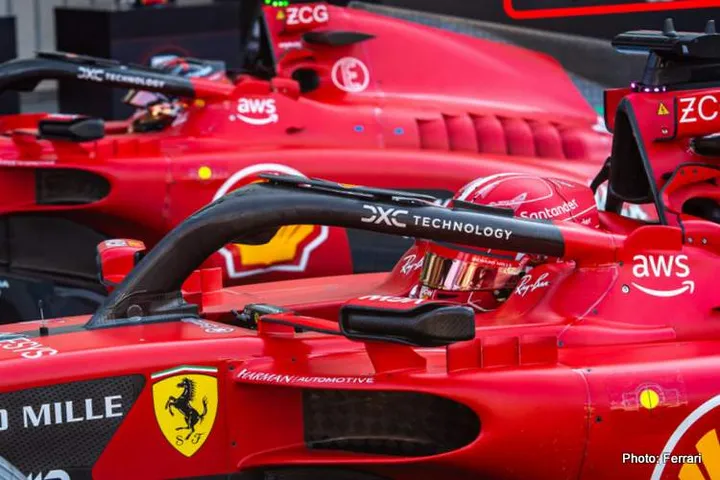 3 - GP MESSICO F1/2023 - SABATO 28/10/2023 - credit: @ Ferrari Spa sainz leclerc