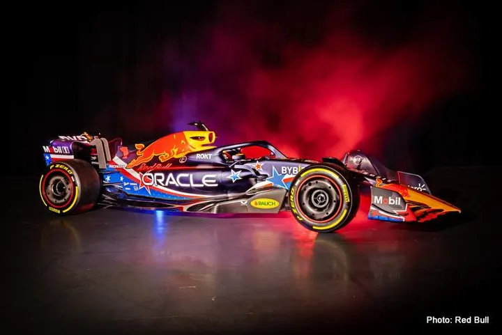 Red Bull's RB19 gets a makeover for Unites States Grand Prix