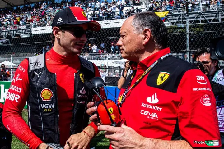 4 - GP MESSICO F1/2023 - DOMENICA 29/10/2023 - credit: @ Ferrari Spa fred vasseur Charles Leclerc