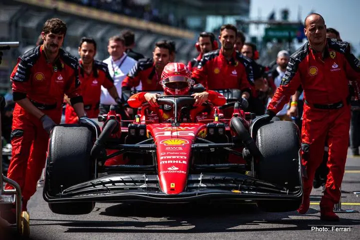 fred vasseur Charles Leclerc 4 - GP MESSICO F1/2023 - DOMENICA 29/10/2023 - credit: @ Ferrari Spa