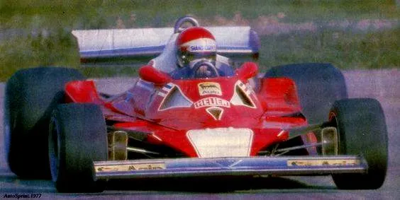 eddie cheever ferrari test 1977
