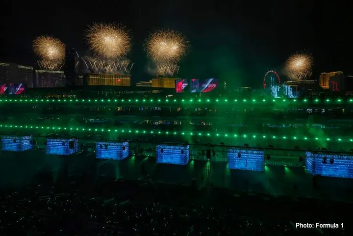las vegas gp ceremony 2 2023