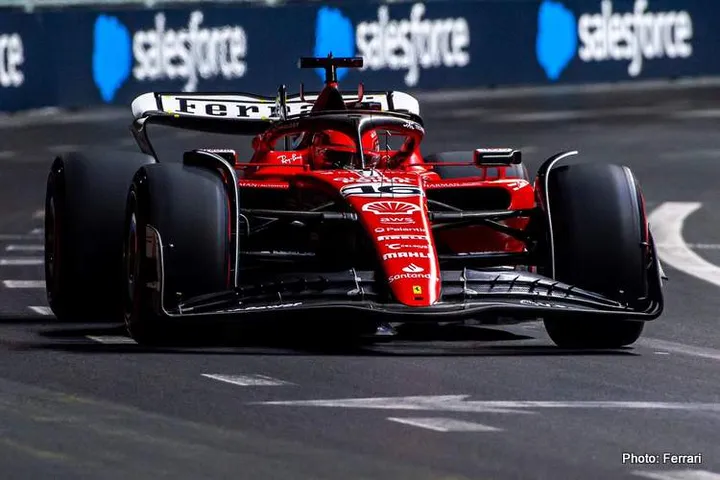 Las Vegas FP2: Leclerc fastest, Ferrari looking good