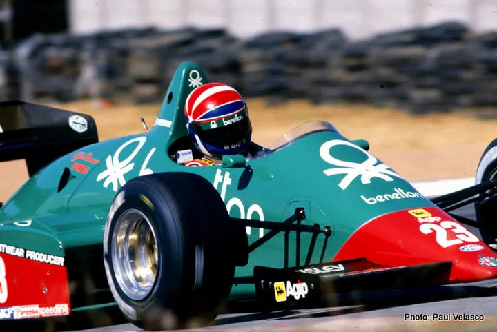 Eddie Cheever Benetton alfa romeo f1 kyalami