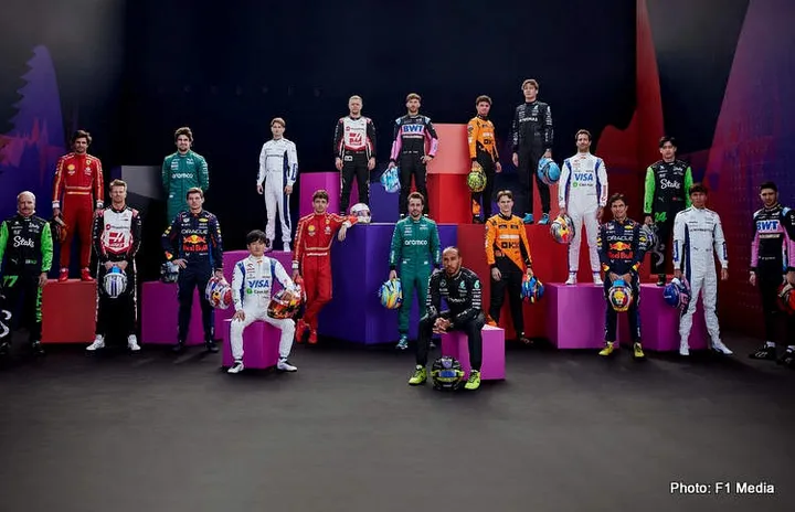 silly seasondrivers f1 2024 group photo formula 1
